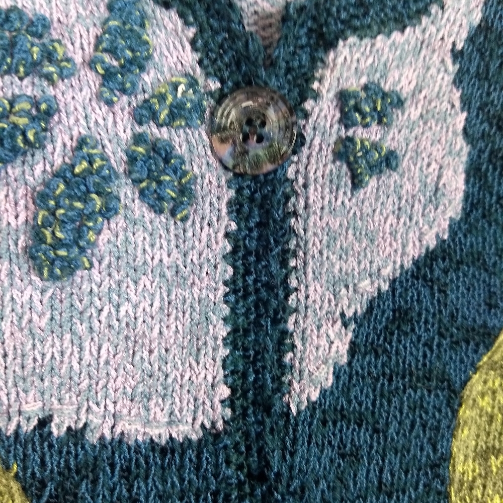 Sigrid Olson Multicolored Cardigan Small - image 5